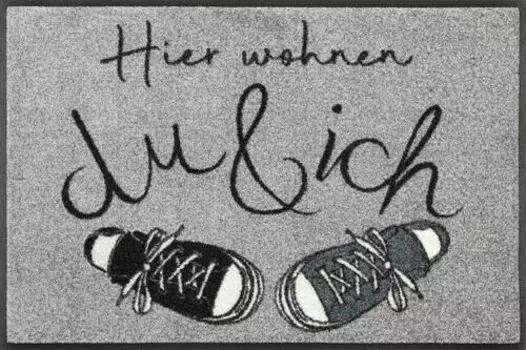 Коврик wash+dry, 50x75 см, серый