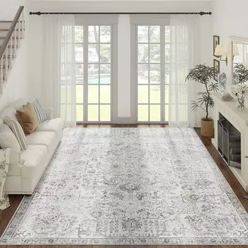 Коврик винтажный Rugking, серый