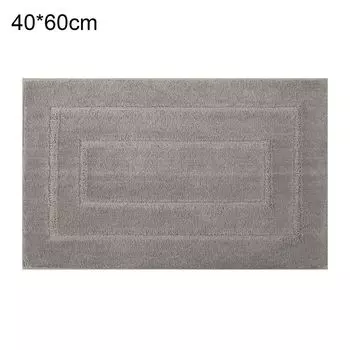 Коврики для ванной комнаты, нескользящий, грязеотталкивающий полиэстер, мягкая текстура, коврик для ванной комнаты для кухни-пепельно-серый, размеры: 40 х 60 см Stuttg, мультиколор