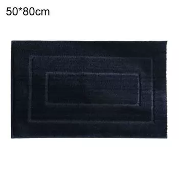 Коврики для ванной, нескользящий, грязеотталкивающий полиэстер, мягкая текстура, коврик для ванной комнаты для кухни - синий, размеры: 50 х 80 см Stuttg