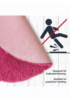 Коврики для ванной Shaggy круглый MALM Wohndirect, creme