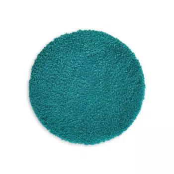 Коврики для ванной WohnDirect с высоким ворсом круглые MALM бирюзовый 90 см