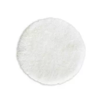 Коврики для ванной WohnDirect с высоким ворсом круглые MALM белые 90 см, белый