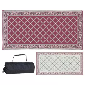 Коврики двусторонние Reversible Mats, бордовый / бежевый
