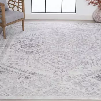 Коврики с принтом Bliss Rugs, белый