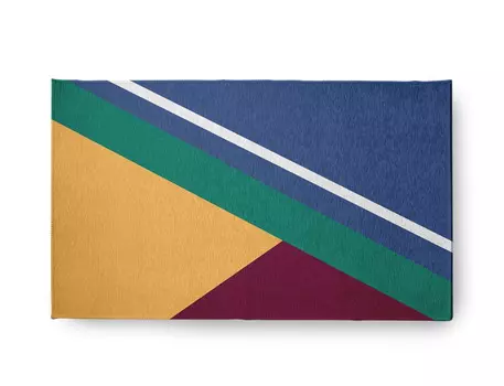 КоврикSimply Daisy Bold Shapes, темно-синий