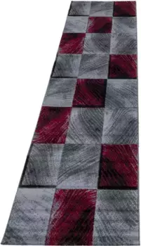 Ковровая дорожка Айылдыз "Plus 8003", прямоугольная, 80см x 300см (ШхД) Ayyildiz Teppiche 80х300 см, красный