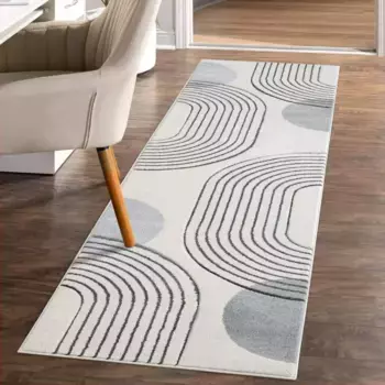 Ковровая дорожка City "BONITO7170", прямоугольная Carpet City 80х300 см, серый