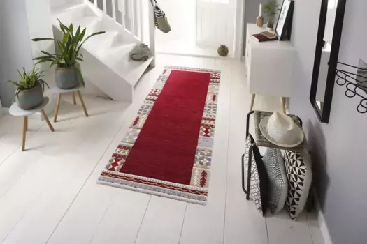 Ковровая дорожкаTHEKO Nuno, красный