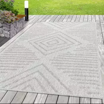 Ковры Айылдыз Ковер "ARUBA 4902", прямоугольный, простой в уходе, современный, подходит для использования внутри и снаружи помещений Ayyildiz Teppiche 160х230 см, розовый