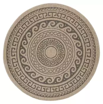 Ковры Айылдыз ковер "COMILLA 0887", круглый, легкий в уходе / износостойкий / подходит для использования внутри и снаружи помещений Ayyildiz Teppiche 120 см, черный