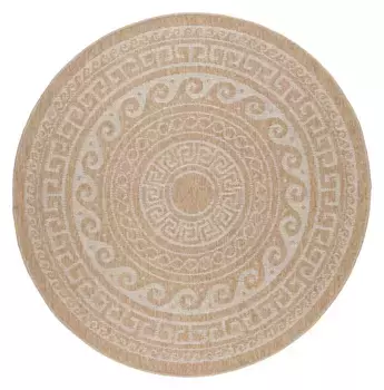 Ковры Айылдыз ковер "COMILLA 0887", круглый, легкий в уходе / износостойкий / подходит для использования внутри и снаружи помещений Ayyildiz Teppiche 80 см, бежевый
