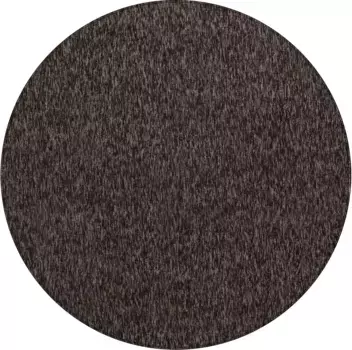 Ковры Айылдыз "Ковер с коротким ворсом Nizza 1800", круглый, простой в уходе, слегка крапчатый, с коротким ворсом, связанный по всему периметру, гостиная Ayyildiz Teppiche 200 см, коричневый