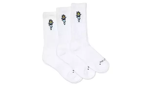 КОЗА США И Носки GOAT USA, белый