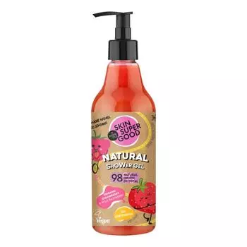 Кожа супер хороший натуральный успокаивающий гель для душа Organic Shop, 500 мл