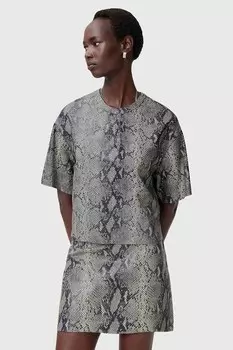 Кожаная блузка AllSaints RENAI, мультиколор