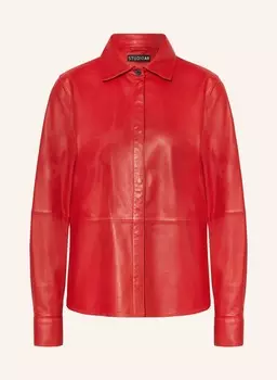 Кожаная блузка Дайха Studio Ar, красный