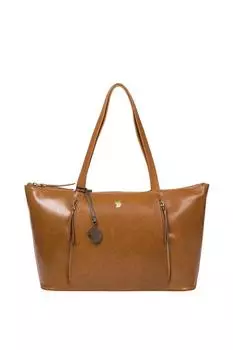 Кожаная большая сумка 'Clover' Conkca London, коричневый