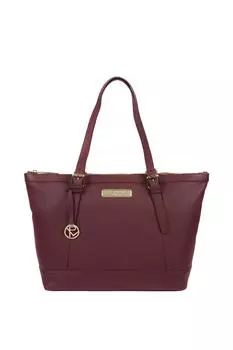 Кожаная большая сумка 'Emily' Pure Luxuries London, красный