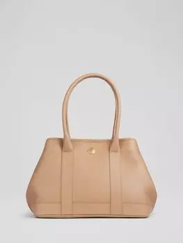 Кожаная большая сумка Laurie L.K.Bennett, кэмел