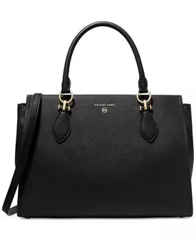 Кожаная большая сумка marilyn Michael Kors, черный