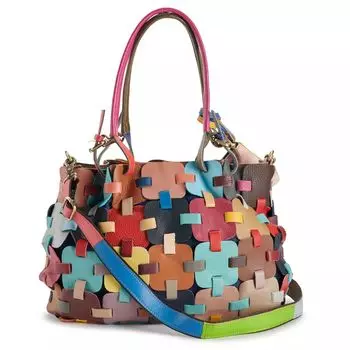 Кожаная большая сумка-тоут и мешочек для монет AmeriLeather Colby AmeriLeather