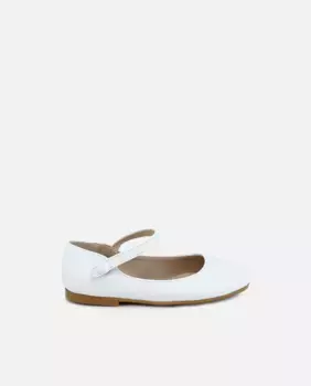 Кожаная девичья Мэри Джейн Eli 1957, белый