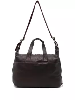 Кожаная дорожная сумка Guidi, красный