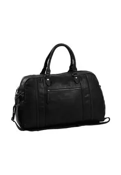 Кожаная дорожная сумка Wax Pull Up Weekender 55 см The Chesterfield Brand, черный
