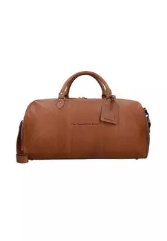 Кожаная дорожная сумка Wax Pull Up Weekender 53 см The Chesterfield Brand, цвет Cognac