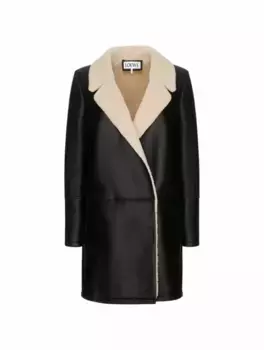 Кожаная дубленка Loewe, коричневый