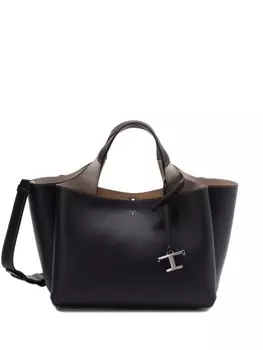 Кожаная двухсторонняя сумка Tod's, черный