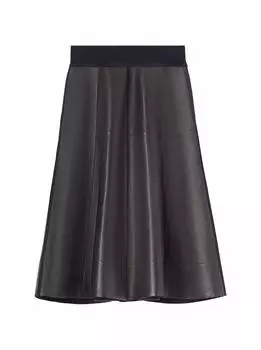 Кожаная Юбка Jil Sander