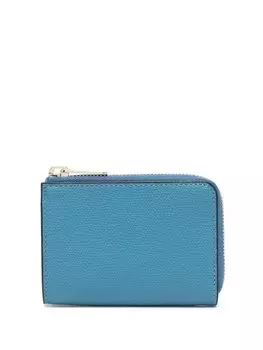 Кожаная ключница Valextra, синий