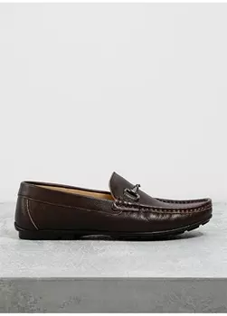 Кожаная коричневая мужская повседневная обувь F By Fabrika