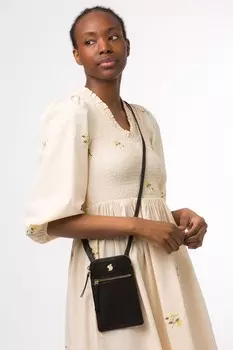 Кожаная корзина для телефона Bambino Conkca, черный