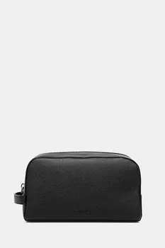 Кожаная косметичка Calvin Klein, черный