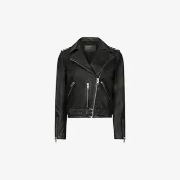 Кожаная косуха Balfern Allsaints, черный