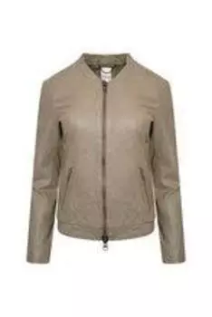 Кожаная косуха Emma ELLE, зеленый