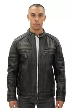 Кожаная косуха-Неаполь Infinity Leather, черный