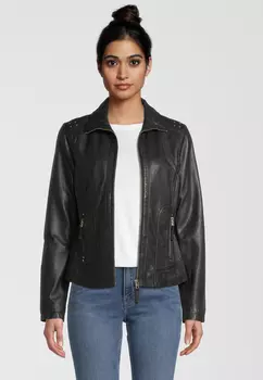 Кожаная куртка 7eleven Agnes 7E, черный