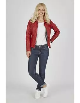 Кожаная куртка 7eleven Ally, красный