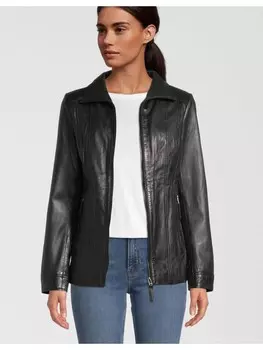 Кожаная куртка 7eleven ALMA, черный
