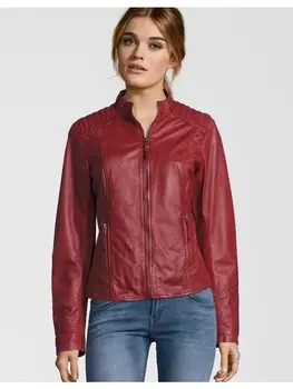 Кожаная куртка 7eleven ANJA, красный