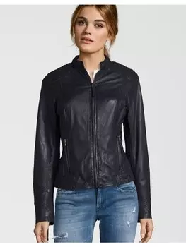 Кожаная куртка 7eleven ANJA, темно-синий