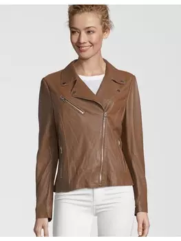 Кожаная куртка 7eleven ARONA, коричневый