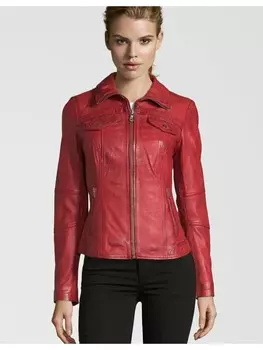 Кожаная куртка 7eleven BRESCIA, красный