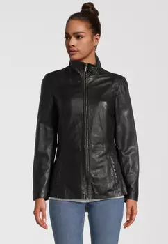 Кожаная куртка 7eleven CARRY, черный