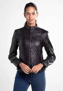 Кожаная куртка 7eleven, черный