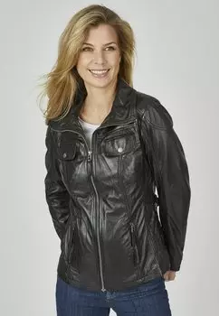 Кожаная куртка 7eleven, черный